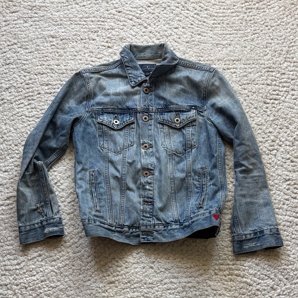 Lucky Brand The Tomboy Trucker Jean jacket size S